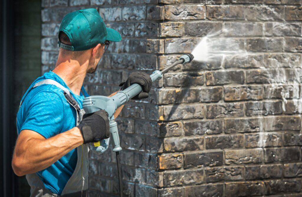 House Brick Wall Washing Image